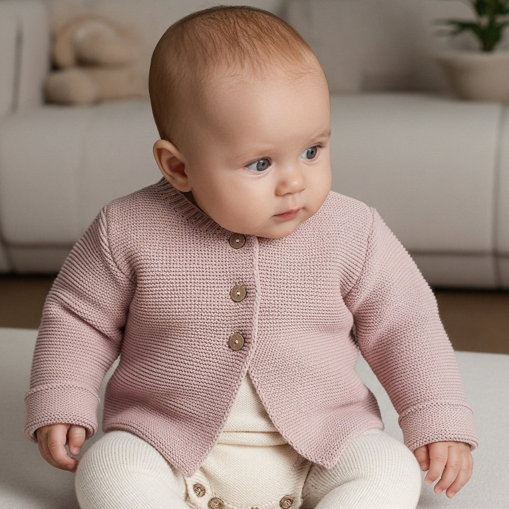 Infant Baby Knitted Cotton Cardigan Coat