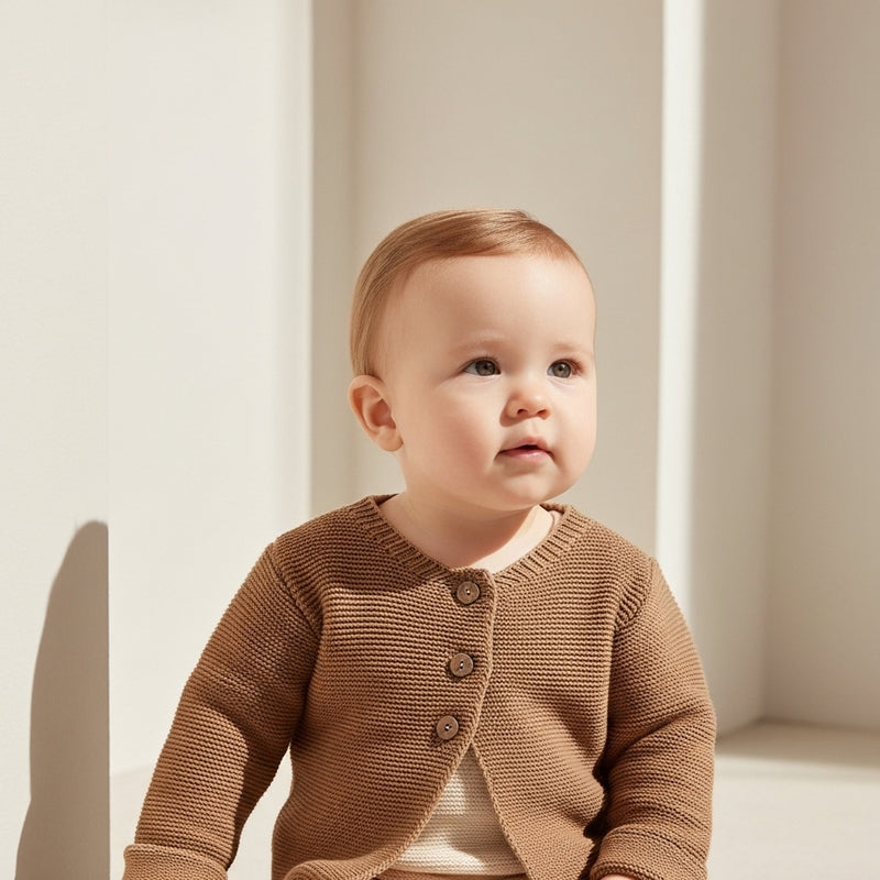 Infant Baby Knitted Cotton Cardigan Coat