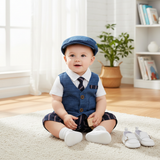 Infant Boy Gentleman One-Piece Romper