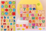 Wooden Animal Alphabet Puzzle Board