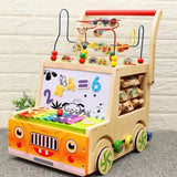 Wooden Early Education Multi-functional Walker