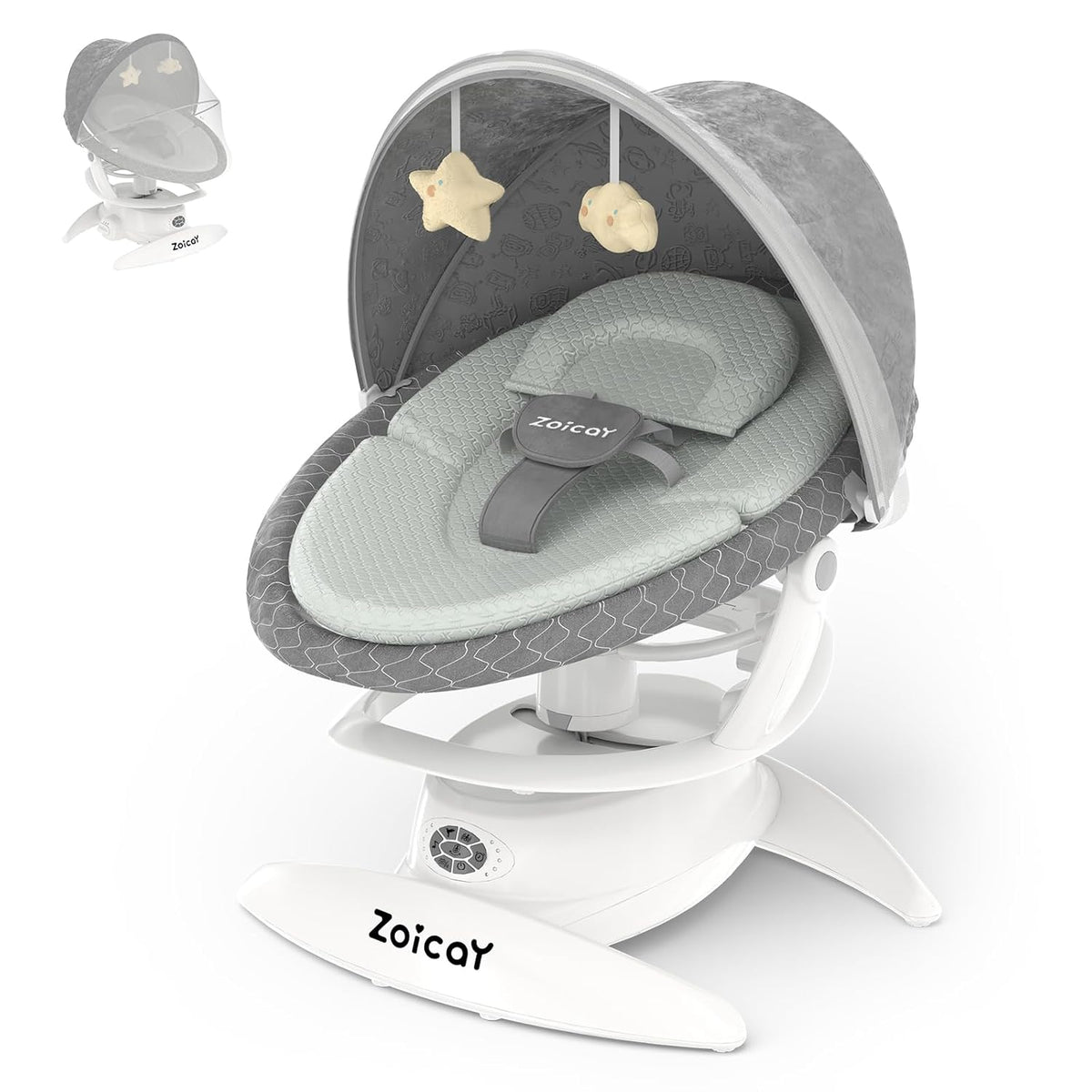 Electric Baby Swing with Motion Detection
