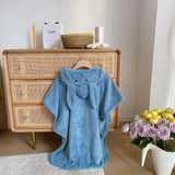Rabbit Ears Hooded Baby Bath Towel Robe