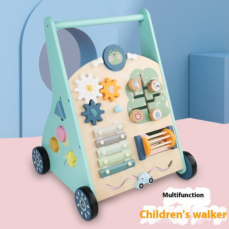 Wooden Early Education Multi-functional Walker